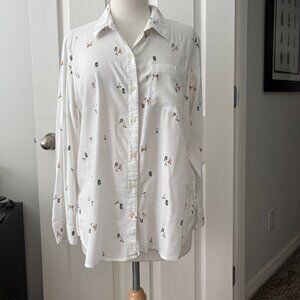March Madness!! The Classic Shirt Size L Old Navy Cocktail Print